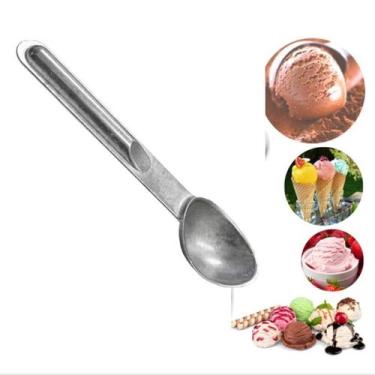 Imagem de Pegador Concha Colher De Sorvete Alumínio Fundido Bola 19cm - Phael