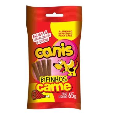 Imagem de Ração para Cachorro Petisco Canis 65gr Sabor Carne