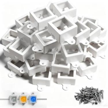 Imagem de Suporte de montagem Henkgo 45 Set Clips com parafusos para Govee H705/