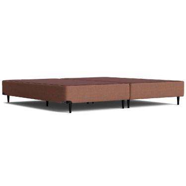 Imagem de Base Sommier Camurça Bege Queen 158x198x23cm - 1051611838 - Ortobom Base Sommier Camurç...