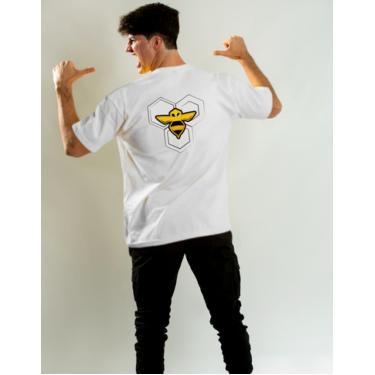 Imagem de Camiseta Algodão Branca Manga Curta Natan por Aí Colmeia