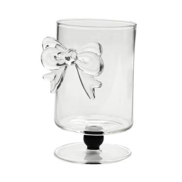 Imagem de Baoblaze Taça de vinho tinto, decoração de bar, laço, elegante, copo de bebida, taça de champanhe para bebidas destiladas, conhaque, festa, casamento