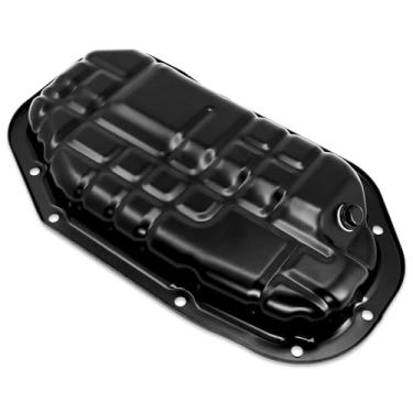 Imagem de Cárter de óleo inferior do motor com plugue de drenagem, compatível com Nissan 350Z 370Z e INFINITI EX35 EX37 FX35 FX37 G35 G37 M35 M37 Q40 Q50 Q60 Q70 Q70L QX50 QX70, 3,5L 3,7 L, substituição nº 1