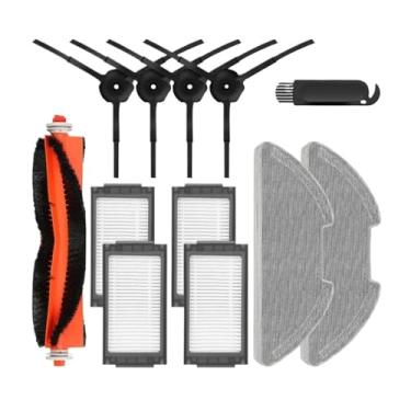 Imagem de Main/Side Brush Hepa Filter Mop Cloths Main Brush Cover Compatible With XiaoMi Mijia Robot Vacuum-Mop Pro / 2 Pro / MJSTS1 Spare Parts(Beige)