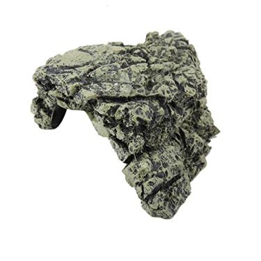 Imagem de YOUTHINK Caverna de Esconderijo de Répteis, Ornamento de de Tartaruga de Resina, Simulação de Rocha, para Aquário (Caverna de Tartaruga Média DB-025B)