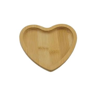 Imagem de TRAVESSA CORACAO PETISQUEIRA BAMBU 17X15X1,5CM