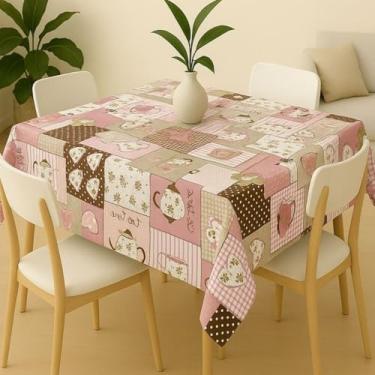 Imagem de Toalha de Mesa Quadrada Oxford para 4 Cadeiras – Elegante Durável e Ideal para Decoração de Cozinha (CAPROSA)