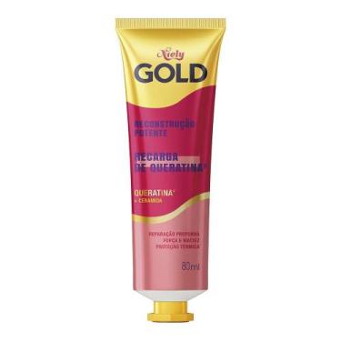 Imagem de Creme Niely Gold Reconstrução Potente com Queratina 80g
