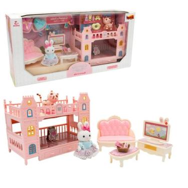 Imagem de Casinha Feliz Tipo Silvania Family Quarto E Sala Com Coelhinha De Apar