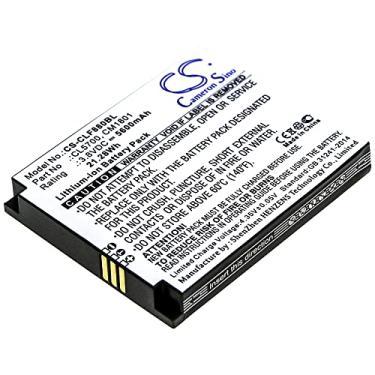 Imagem de 5600mAh Leitor de código de barras Bateria de substituição,Compatível com F880,F880P,F880PEU