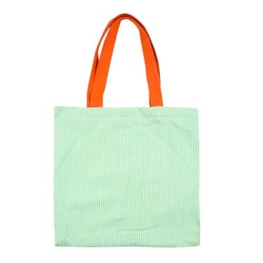 Imagem de Bolsa feminina de lona reutilizável, bolsa de tecido para academia, viagem, trabalho, Kr-tiaogreen, XX-Large