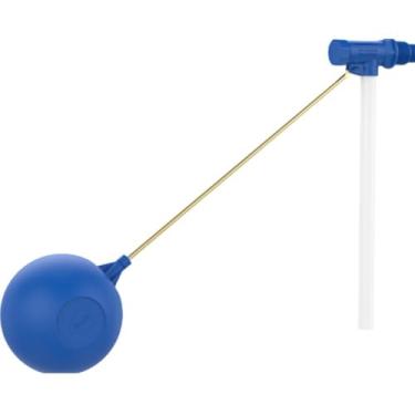 Imagem de Torneira Bóia Caixa D'água Com Alta Vazão 3/4 E 1/2 Blukit 191401