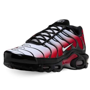 Imagem de Nike Tênis masculino Air Max Plus (DM0032-017, platina pura/vermelho universitário/preto/branco), Platina pura/vermelho universitário/preto/branco, 39