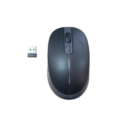 Imagem de Mouse Óptico Sem Fio 1600 DPI - Cinza/Preto - AOC