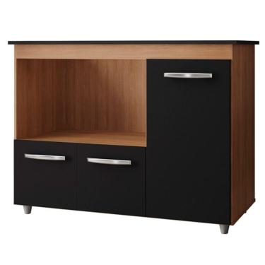 Imagem de Balcão Para Cooktop 4 Bocas Ana Mobbs Savana Preto