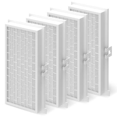 Imagem de 4 pacotes de filtros de substituição SF-HA 30 para filtro Miele HEPA AirClean SF-HA 30 para aspirador modelo Classic C1, Complete C1, Dynamic U1, Swing H1, S300-S700, S2000 Series Canisters e S7000