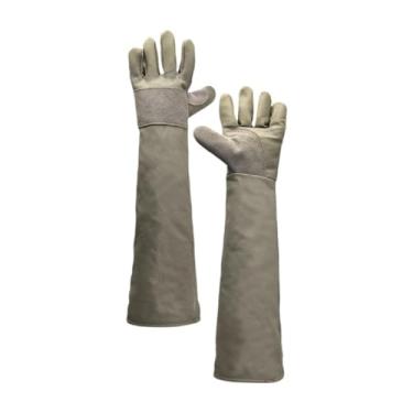 Imagem de Ｂｅｓｇａ Luvas práticas para lidar com animais de estimação, luvas macias e grossas para manuseio de animais, contra mordidas de cachorro para donos de animais, 60cm