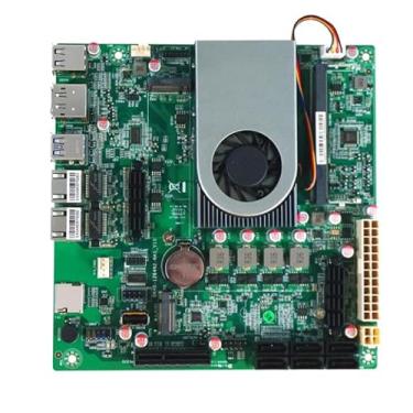 Imagem de HKUXZR Placa mãe industrial Intel N97 NAS 4 núcleos processador de 4 threads, 2 x placa de rede Intel i226-V (2,5G), suporta 1 x slots PCIEx2, 2 x chave M.2 M, 6 * SATA3.0, placa de rede DDR5 4800MHz