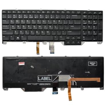 Imagem de Siakoocty Layout dos EUA de substituição para laptop Dell Alienware 17 R4 e Alienware 17 R5, Dell Alienware 17 P31E 00WN4Y 0WN4Y PK131QB1A00 US Layout teclado retroiluminado