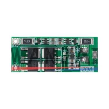 Imagem de Placa de proteção de bateria de lítio 2S 20A 7.4V 8.4V 18650/placa BMS