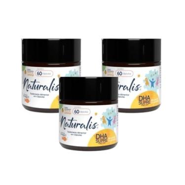 Imagem de Ômega DHA Supre Naturalis 60 Cáps Ômega Infantil, 3 Unids
