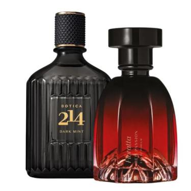 Imagem de Kit Perfume Botica 214 Dark Mint Eau De Parfum 90ml + Floratta Red Pas