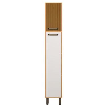 Imagem de Paneleiro De Cozinha 40cm Emily Freijó Ripado Off White Acetinado Z44 - Mpozenato