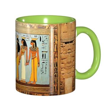 Imagem de Zeraoke Mulheres no Egito Antigo Imprimir Canecas de Café Criativas, Personalizadas, Presente para Família, Tamanho 325 ml, Unissex