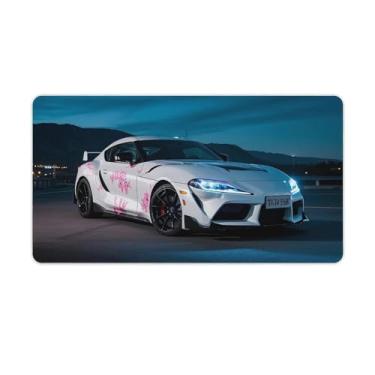 Imagem de HouLaiZhe JDM Tapetes de mesa para carro esportivo estático Sup JDM mouse pads para jogos de carro tapetes de mesa grandes para teclado de mesa tapete de computador 40 x 75 cm