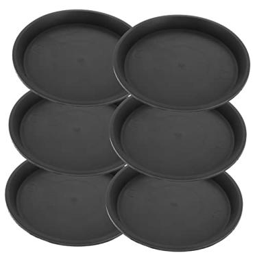 Imagem de Bandeja de gotejamento para plantas com 30 peças, plantas domésticas, ambientes internos, redondo, base, vaso, vaso, pires, vaso, grande, bandeja de irrigação, bandeja de drenagem, pp shengshui