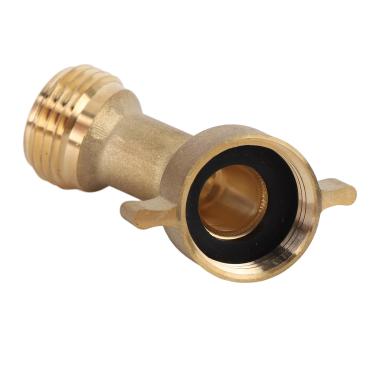 Imagem de Ymiko Conector de Mangueira Em ângulo de 45 ° Com Filtro Embutido para Trailer e Trailer de Viagem Adaptador de Entrada de água Com Rosca NPT de 3/4 "para Uso Externo