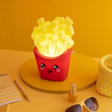Imagem de Luminária de Mesa Batata Frita Fun Light LED - Abajur Decorativo Divertido e Criativo - Presente Temático Comida/Fast Food