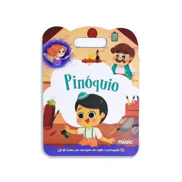 Imagem de Livro - Pinóquio - Texto e Narração em Português e Inglês