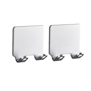 Imagem de Suporte para navalha de barbear multifuncional masculino, gancho de armazenamento para barbeador, prateleira de parede, rack de barbear, banheiro, cozinha, acessórios organizadores, tira, 2