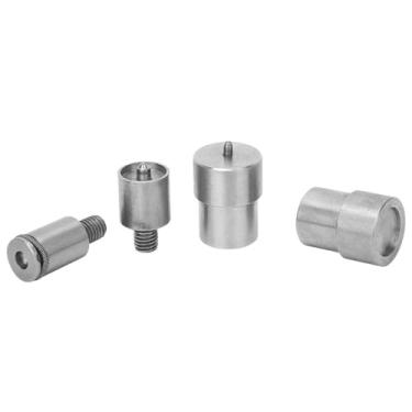 Imagem de Generic Molde de Aço Inoxidável Com Botão de Pressão, 4 Unidades, Bom Acabamento para 831 Botões para Peças de Máquinas de Pressão Manual