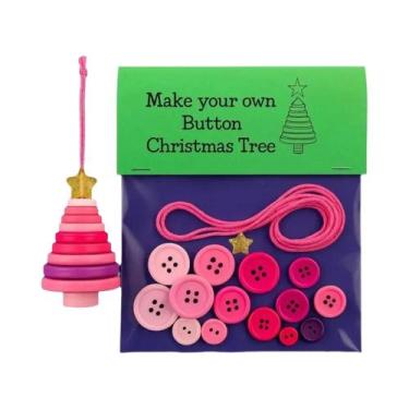 Imagem de Kit De Ornamento De Botão De Papai Noel Feito À Mão, Decoração De Nata