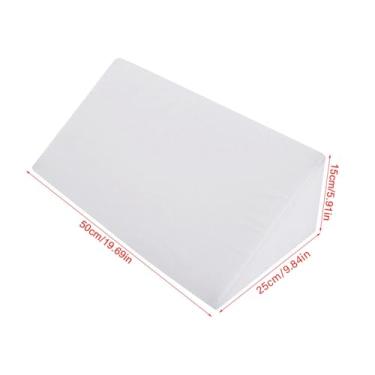 Imagem de Acouto Almofada de Espuma Viscoelástica para Pernas Espuma Confortável para Trás Alívio Lombar Apoio para Descanso Almofada de Capa de Travesseiro Suporte Ergonômico para Travessas Laterais e