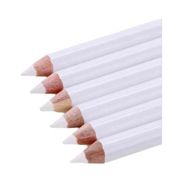 Imagem de Conjunto De Canetas De Costura Brancas 6PCS Marcador De Vestuário Giz 