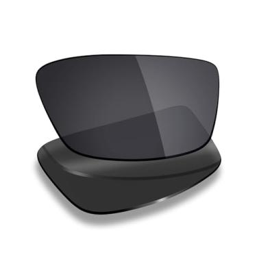 Imagem de Mryok Lentes de reposição UV400 para óculos Oakley Airdrop OX8046 57 mm, HD Polarized, proteção UV, resistente a impactos e ajuste perfeito - Stealth Black