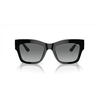 Imagem de Óculos de Sol Vogue Eyewear 0VO5524S W44/11 Tam 54 / Preto - Lentes Cinza Gradiente