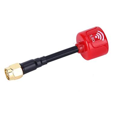 Imagem de Generic Antena de Alto Ganho 3dBi de 5,8 GHz para Peças RC de Drone de Corrida FPV - Acessório Receptor Transmissor de Sinal de Qualidade para Pessoas Com Polarização Vertical (1 Antena, preta)