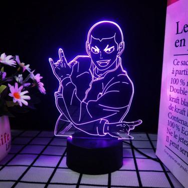Imagem de Luz noturna LED 3D Haikyuus Ryunosukes Tanakas Football
