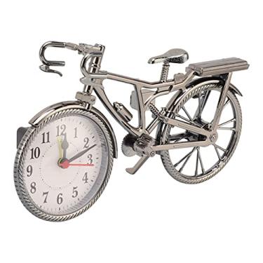 Imagem de Relógio de Bicicleta Ornamento Decorativo Vintage Mesa Compacto com Alarme Retrô para Casa Dormitório Escritório Configuração Precisa Premium