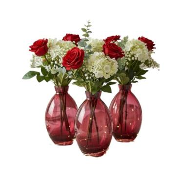 Imagem de Vaso decorativo de mesa para plantas, em vidro, 12×7×7 cm(3)