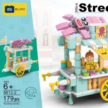 Imagem de Carrinho De Lanche De Frutos Do Mar - 179 Peças - Bloxi