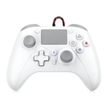 Imagem de Dinosoo 10ft Wired for PS5 Controller, Compatible with PlayStation 5/PS4 and PC, with Hall Effect Joystick Turbo Programmable Back Button Multi-Touch Pad 3.5mm Headphone Jack