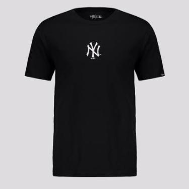 Imagem de Camiseta New Era MLB New York Yankees Basica Preta-Masculino