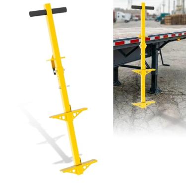 Imagem de Degraus de caminhão com 2 degraus, capacidade de 181 kg, antiderrapante para caminhões de mesa, escada de 2 degraus, fácil de instalar, transportar e armazenar, escada resistente e durável, acesso