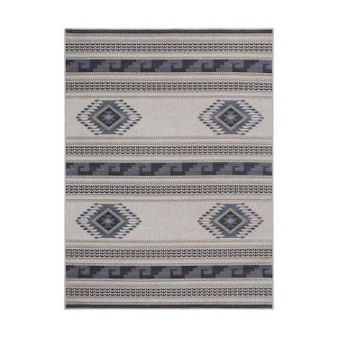 Imagem de Tapete Para Sala Funcional Asteca 51 Cinza 2,00x2,50m