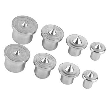 Imagem de Naroote Centros de Passador de Madeira, Conjunto de Ferramentas de Alinhamento de Espiga de Aço de 8 para Colocação Precisa de Passador 6mm-13mm para Entusiastas de Marcenaria e DIYers (oco)